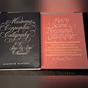 2 Calligraphy Books in Excellent Condition
